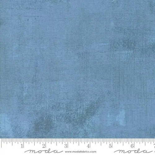387 Blue Faded Denim Moda Grunge - Fat Quarter