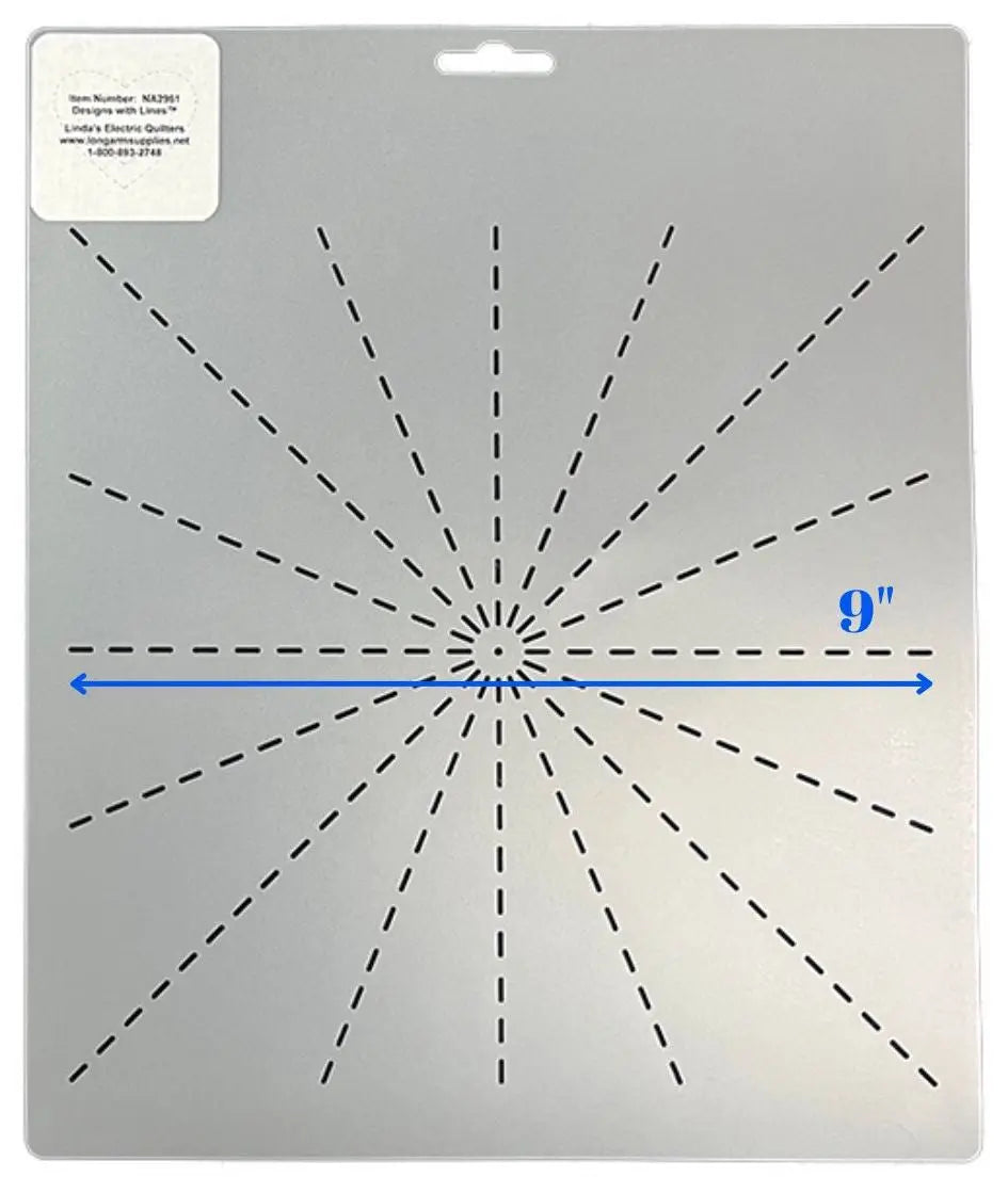 2961 Spider Web 9" Stencil