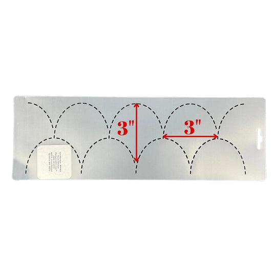 1953 Clamshell 4"x13" Stencil