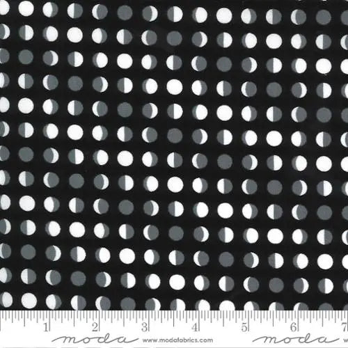 Black Midnight Magic 2 44"/45" Fabric Per Yard
