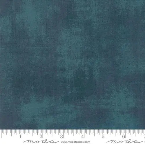 487 Blue Deep Teal Moda Grunge - Fat Quarter