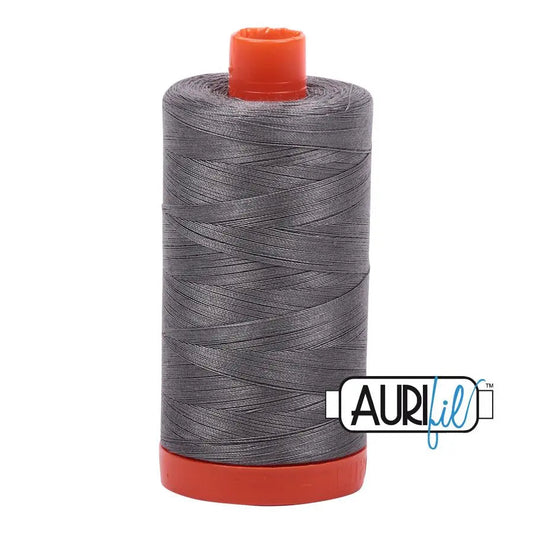 5004 Grey Smoke Aurifil Cotton 50wt Large Spool