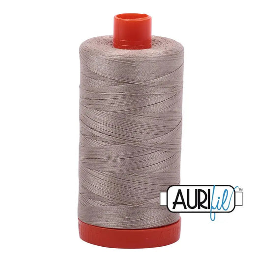 5011 Rope Beige Aurifil Cotton 50wt Large Spool