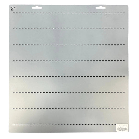 2142 2" Straight Lines 9" Stencil