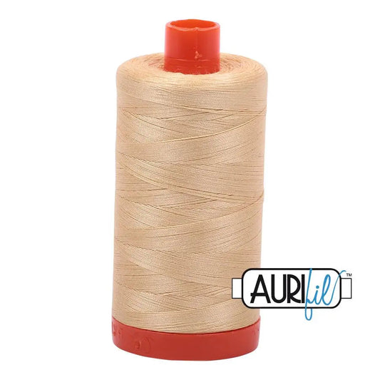 6001 Light Caramel Aurifil Cotton 50wt Large Spool