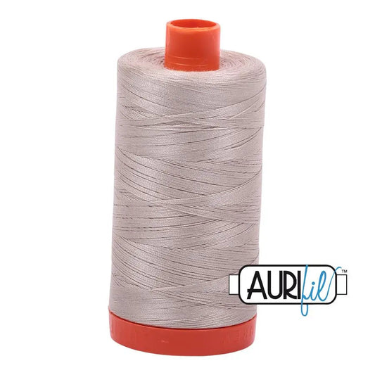 6711 Pewter Aurifil Cotton 50wt Large Spool