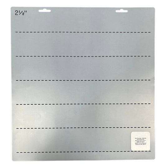 2190 2 1/2" Straight Lines 14" Stencil