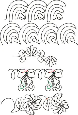 706 Roll 6 Pantograph by Linda V. Taylor