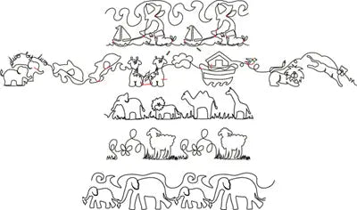 708 Roll 8 Pantograph by Linda V. Taylor