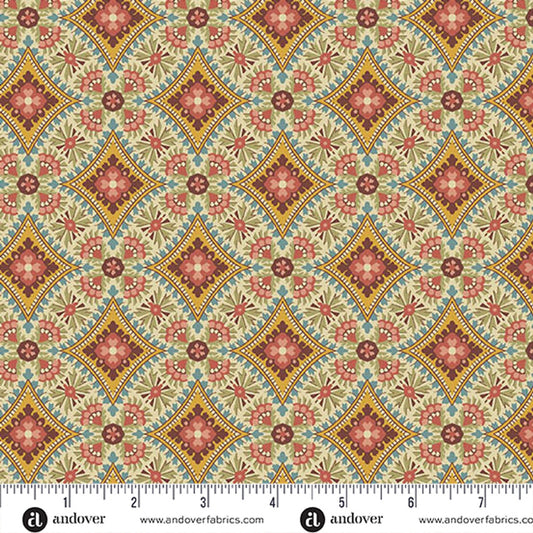 Amber Fields Sky Blue Farmer's Daughter 44"/45" Fabric Per Yard