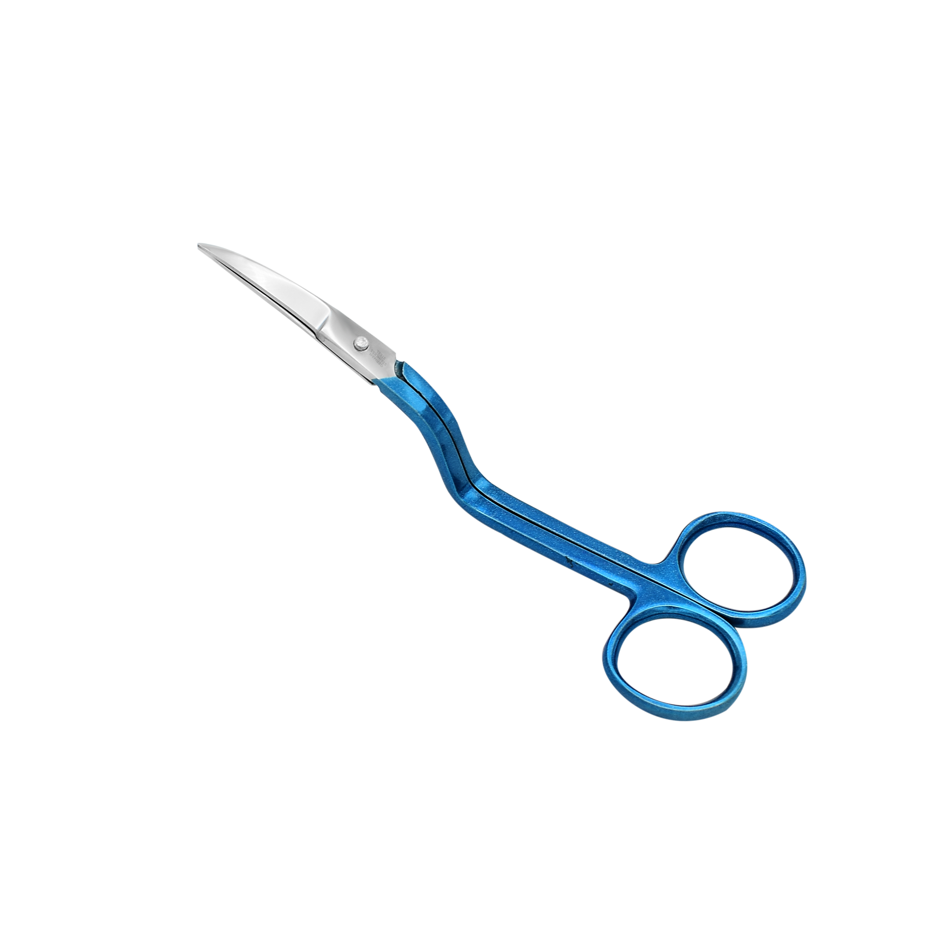 747L - True Left-Handed Double Curved Machine Embroidery Scissors (6in.)