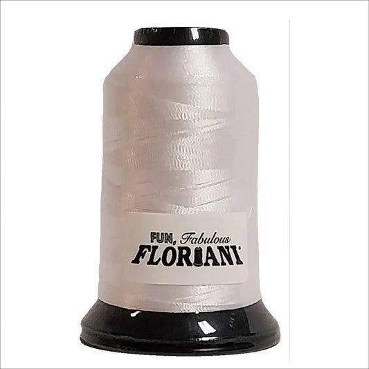 800 PURE WHITE - Floriani Thread 40 weight 1000M