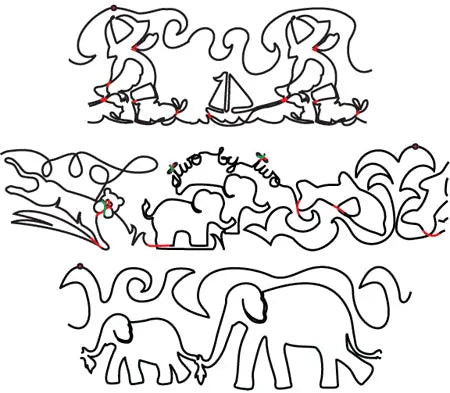 817 Combo Pantograph by Linda V. Taylor