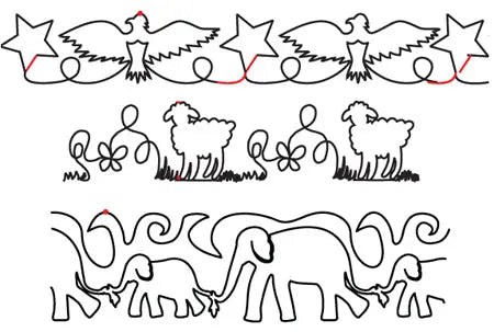 824 Combo Pantograph by Linda V. Taylor