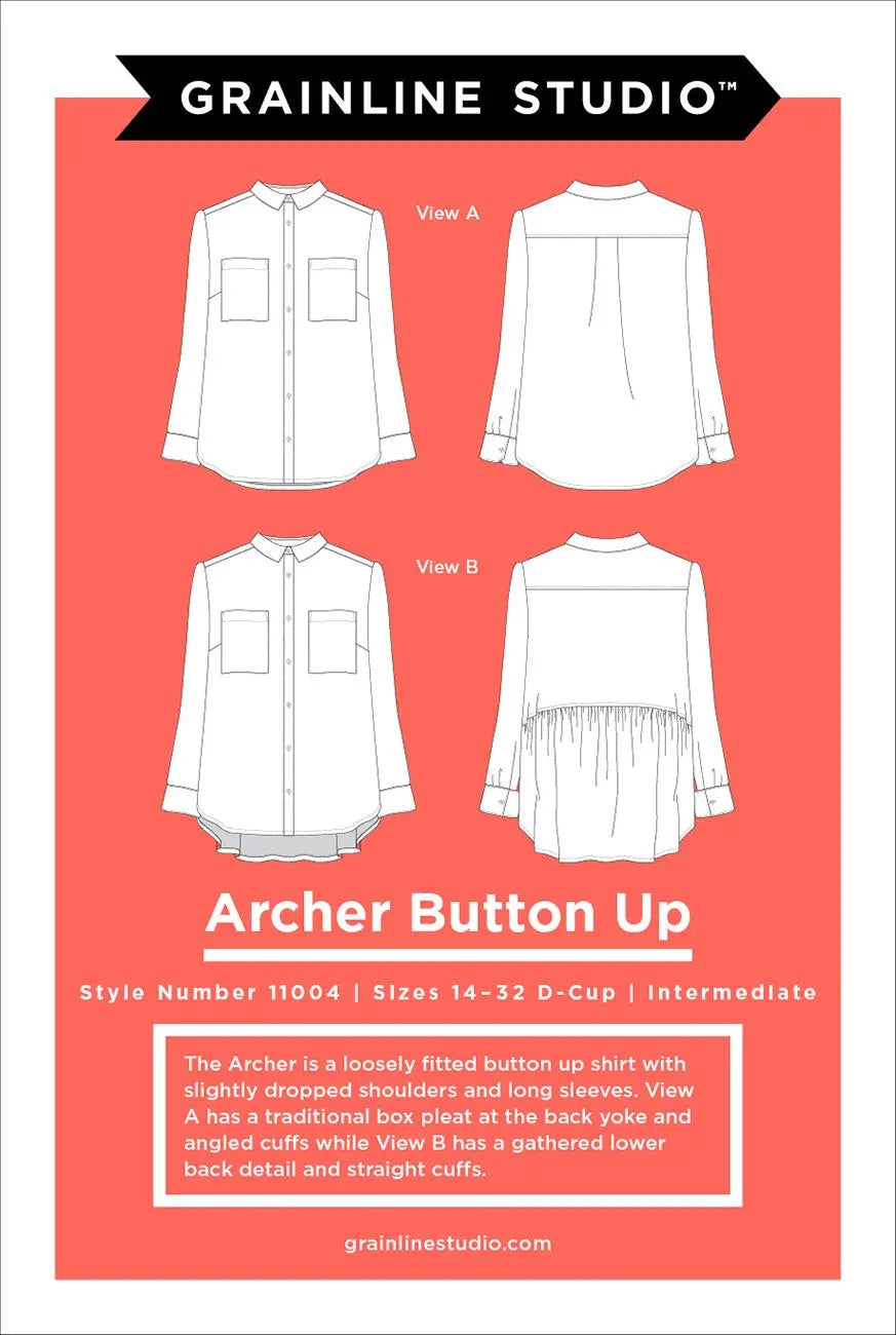 Archer Button Up Sizes 14-32