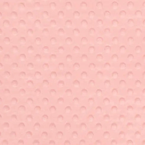 Baby Pink Cuddle Dimple Fabric per yard - ( 3/4 Yard Pack )