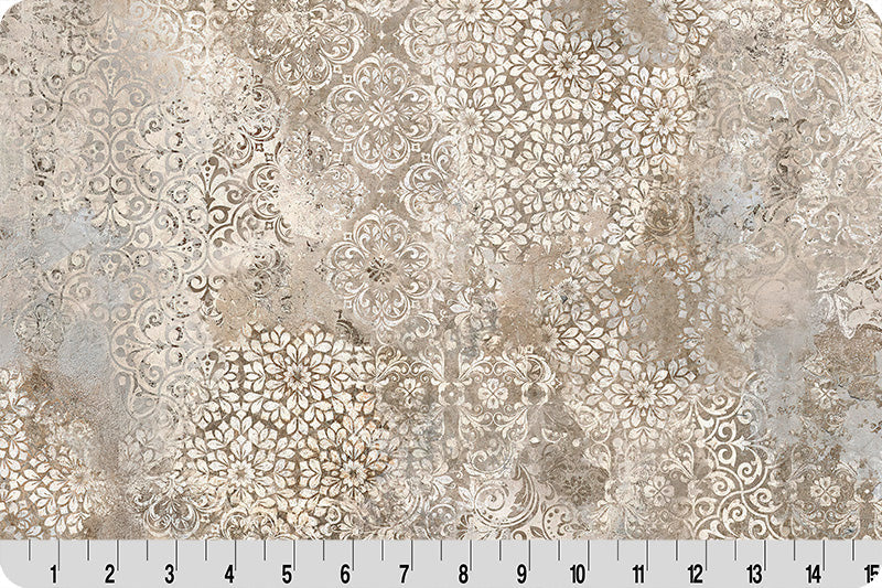 Barely Basics Stone Wash Quilting Cuddle Sand Fabric Per Yard