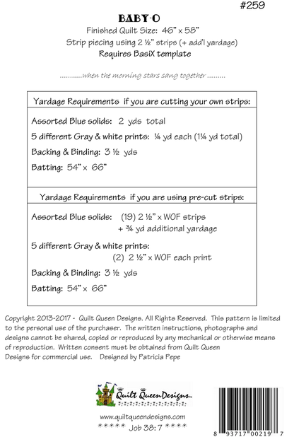 BasiX Baby-O Pattern