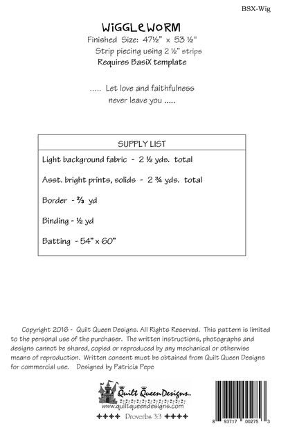 BasiX Wiggleworm Pattern