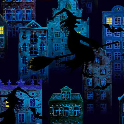 Batty Witch Digital Cuddle Multi Fabric - ( 1 3/4 Yard Pack )