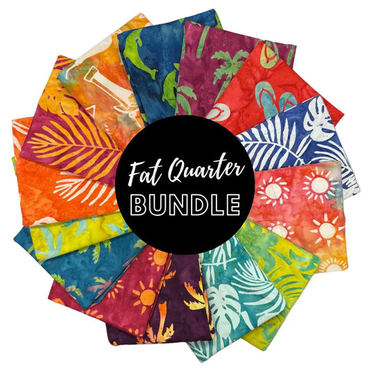 Beachy Batiks Fat Quarter Bundle - Set of 14