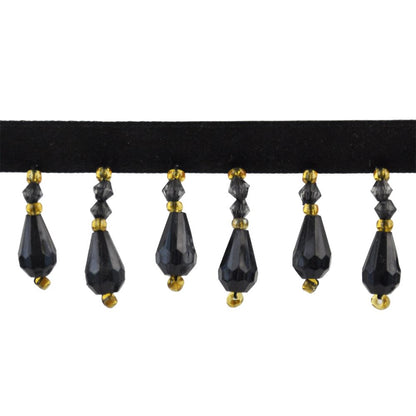 Beaded Fringe-1 1/2" length-BB-902 x 15 Yard Roll