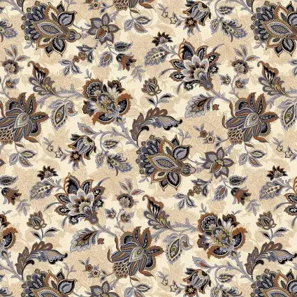 Beige Footstool Cotton Wideback Fabric Per Yard