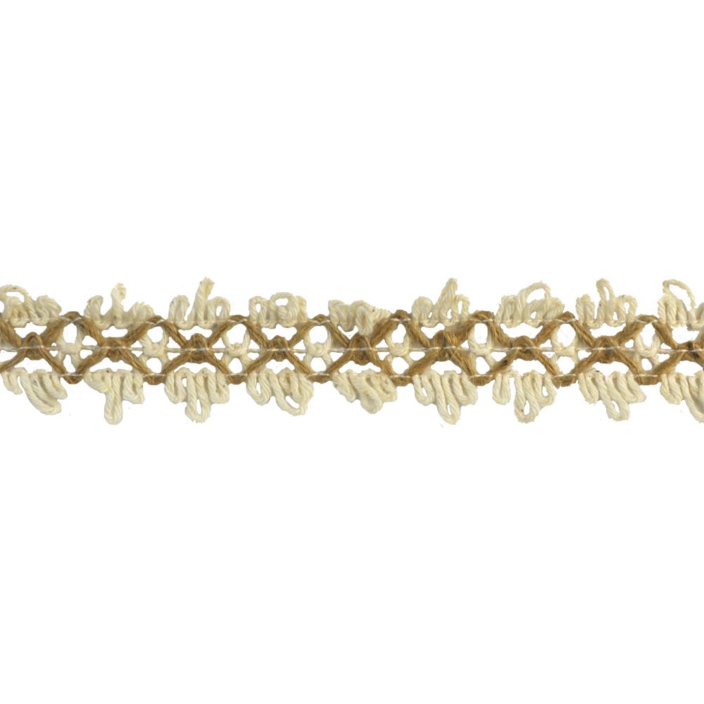 Belagio Enterprises - 1 1/4" width Jute Braid Trim (25 Yard Roll) - BF-1612