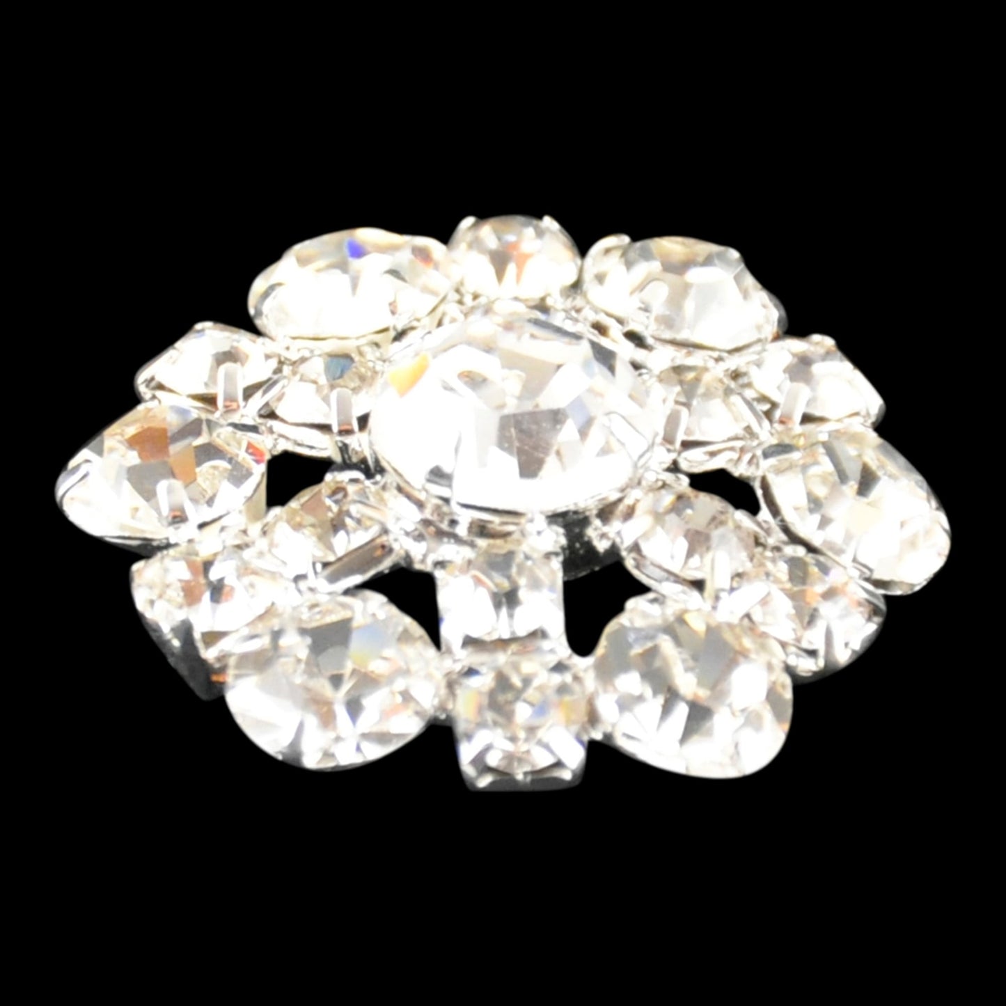 Belagio Enterprises - 1" Width Rhinestone Buttons (6pcs per Order) - BRB-122