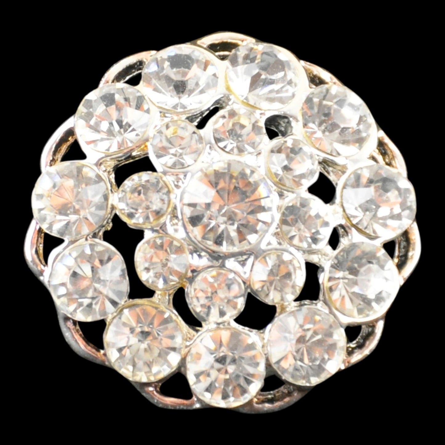 Belagio Enterprises - 1" Width Rhinestone Buttons (6pcs per Order) - BRB-153