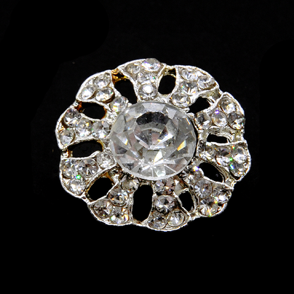 Belagio Enterprises - 1" Width Rhinestone Buttons (6pcs per Order) - BRB-158