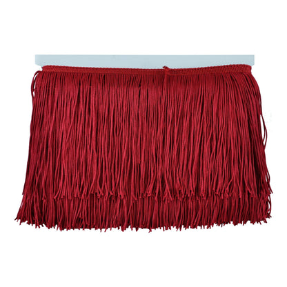 Belagio Enterprises - 4-inch Chainette Fringe (10 Yard Roll) - P-7044-17 Burgundy
