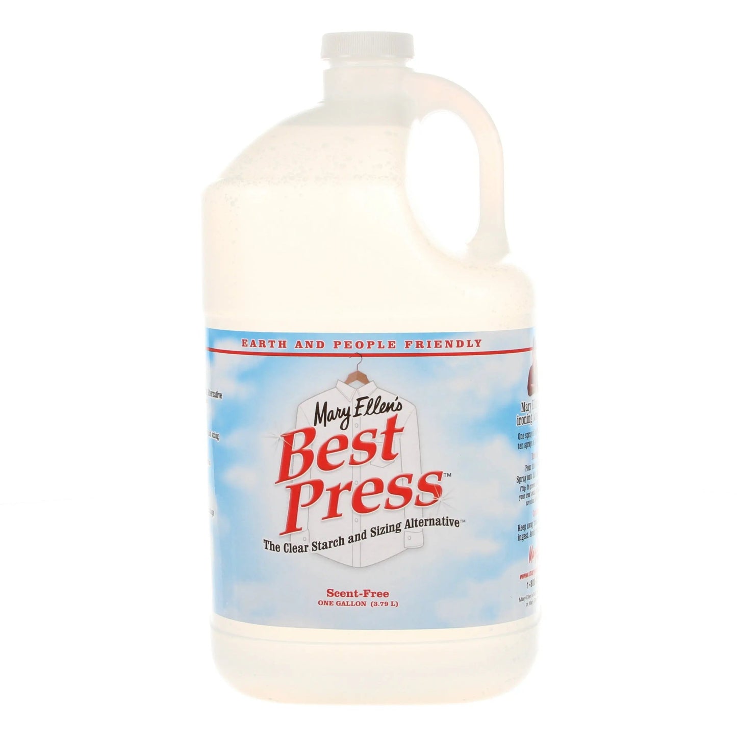 Best Press Spray Starch Scent Free Gallon Refill Size