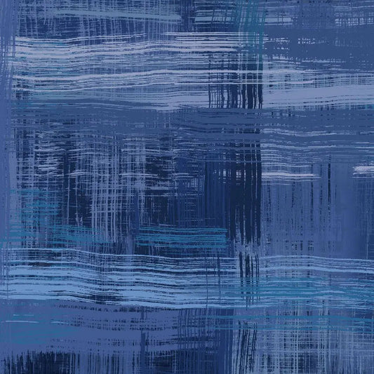 Blue Navy Colorfield Cotton Wideback Fabric per yard