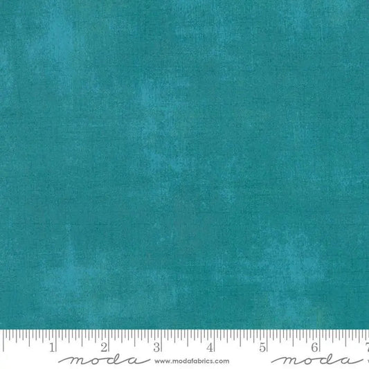 Blue Turquoise Grunge Basics Ocean 44"/45" Per Yard