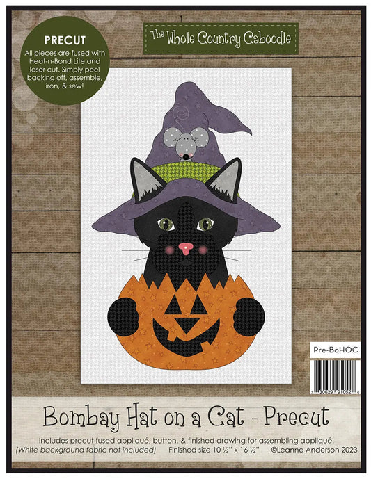 Bombay Hat on a Cat Precut Fused Applique Pack