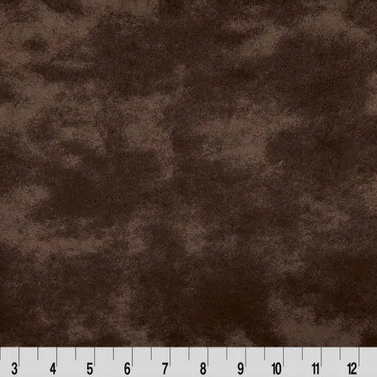 Brown Extra Wide Mist Cuddle Chocolate Fabric - ( 1 Yard Pack )