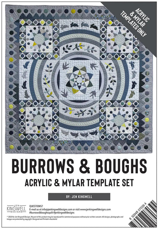 Burrows & Boughs Acrylic and Mylar Template Set