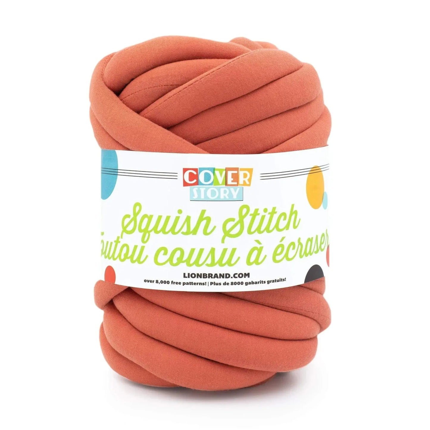 Chili Pepper Orange Squish Stitch Yarn
