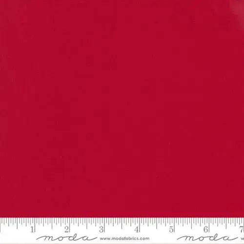 Christmas Red Bella Solids 44"/45" Fabric Per Yard