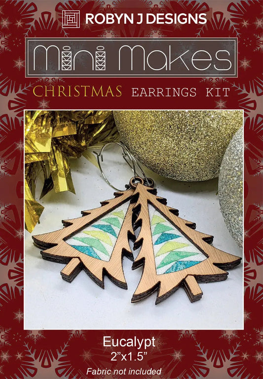 Christmas Tree Earring Eucalypt