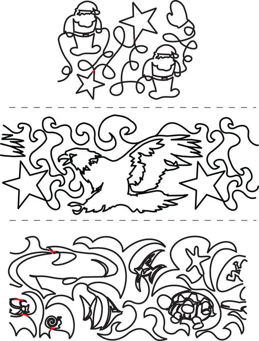 828 Combo Pantograph by Linda V. Taylor