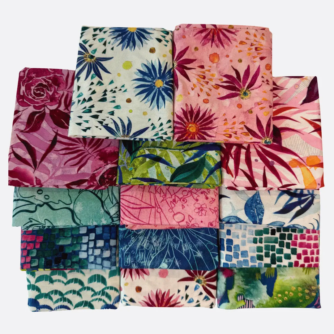 Coming Up Roses Fat Quarter Bundle - Set of 14