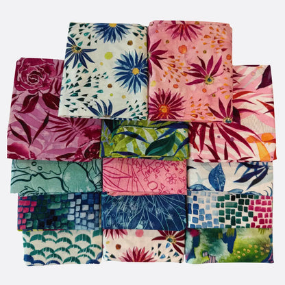 Coming Up Roses Fat Quarter Bundle - Set of 14