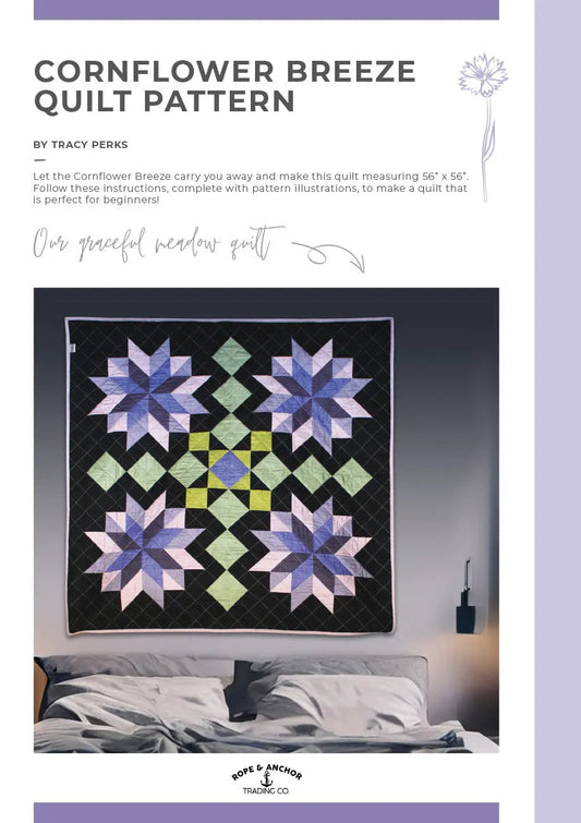 Cornflower Breeze Quilt Pattern