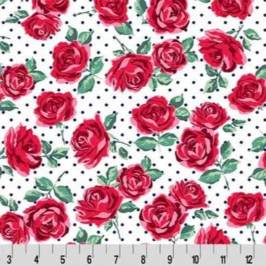 Cottage Rose Lane Briar Quilting Cuddle Snow Fabric per yard