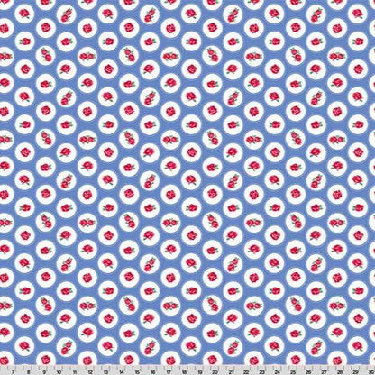 Cottage Rose Lane Brighton Quilting Cuddle Blue Bonnet Fabric per yard