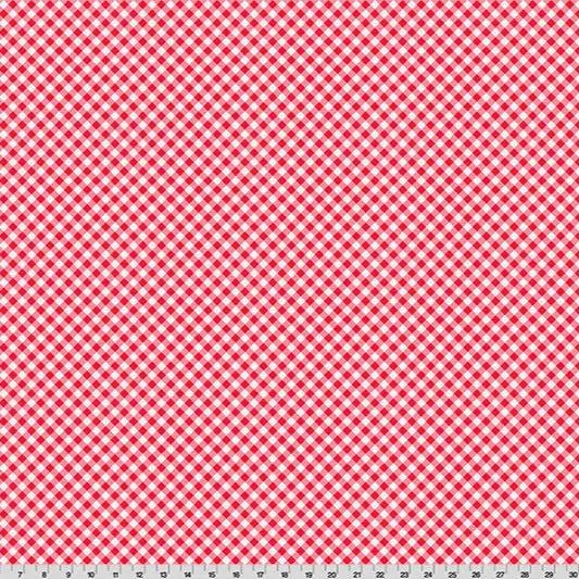 Cottage Rose Lane Gingham Quilting Cuddle Candy Apple Fabric per yard