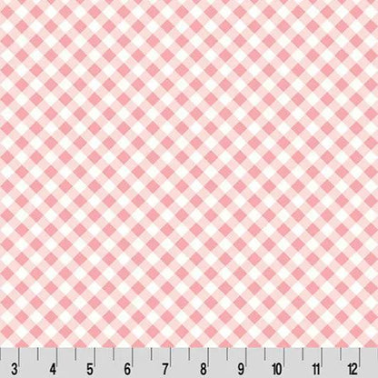 Cottage Rose Lane Gingham Quilting Cuddle Seashell Fabric per yard