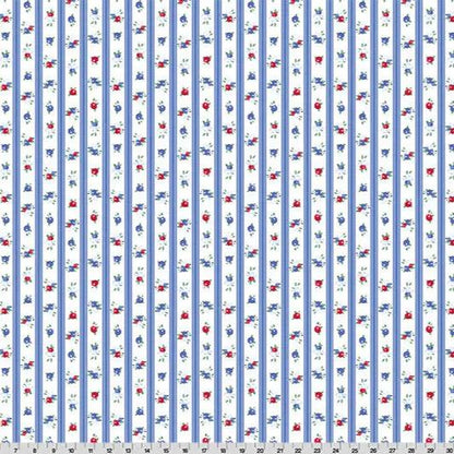Cottage Rose Lane Nottinghill Quilting Cuddle Blue Bonnet Fabric per yard